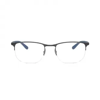 Óculos de Grau Fio de Nylon+Retangular Ray-Ban 0RX6513 3161 55 RGD.MTL Preto+Azul