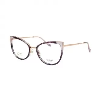 Óculos de Grau Gatinho Ana Hickmann 20 Anos Ah60014-g22 Glam RMD.MTL Violeta+Dourado - Feminino