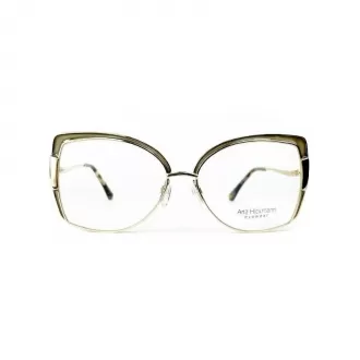 Óculos de Grau Gatinho Ana Hickmann Ah10038-04a RGD.MTL Marrrom+Dourado - Feminino