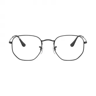 Óculos de Grau Hexagonal Ray-Ban 0RX6448 2509 54 RMD.MTL Preto