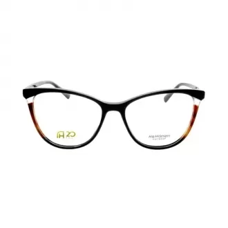 Óculos de Grau Retangular Ana Hickmann Ah60018-A01 RMD.ACT Preto+Marrom - Feminino