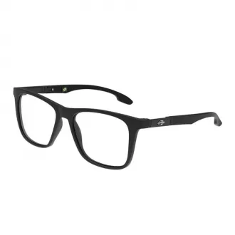 Óculos de Grau Retangular Mormaii Asana RMD.ACT Preto Fosco